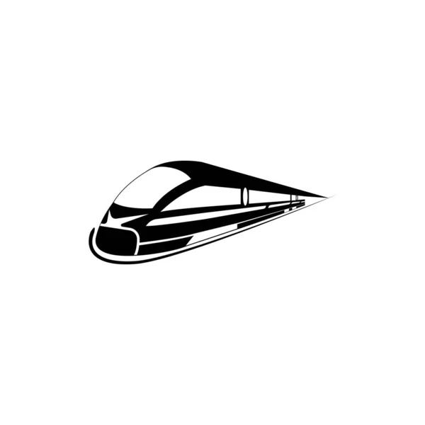 Train Icon Vector Illustration Logo Design Background — Stock Vector