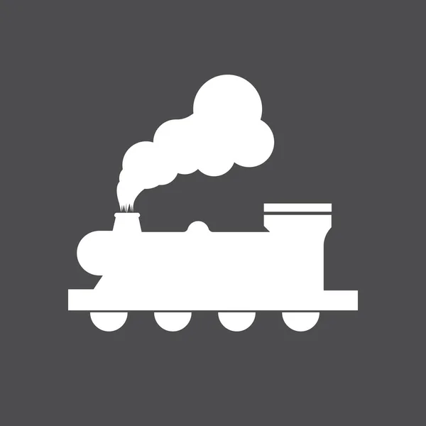 Tåg Ikon Vektor Illustration Logotyp Design Bakgrund — Stock vektor