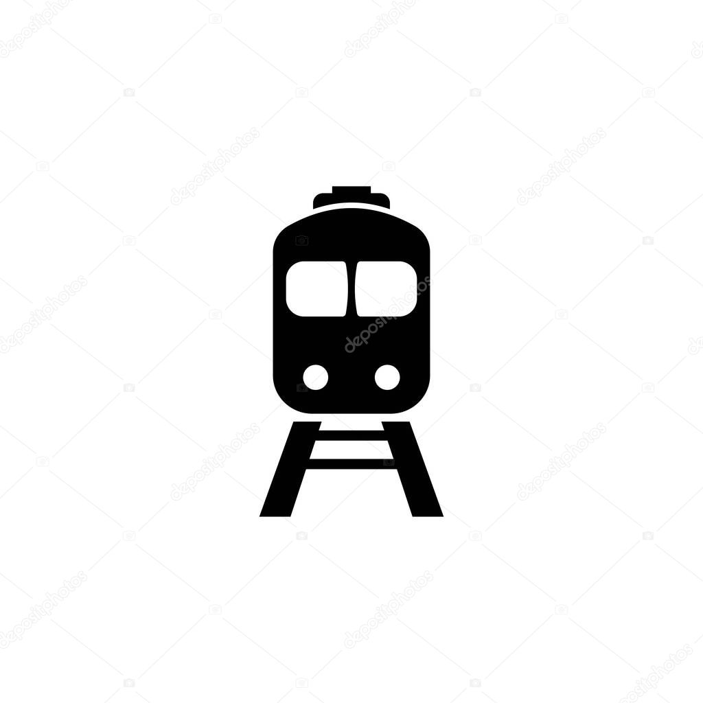 Train icon vector illustration logo design background.