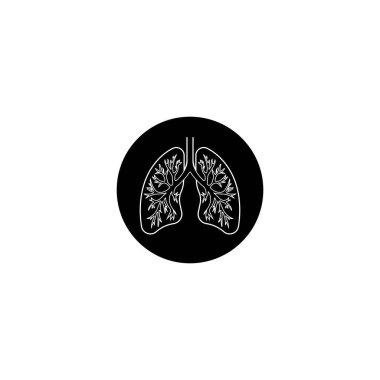 Lungs icon vector illustration design template.Eps 10
