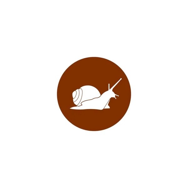 Schnecke Symbol Vektor Illustration Logo Design Templat — Stockvektor