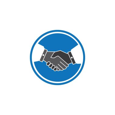 El sıkışma logosu vektör illüstrasyon tasarımı .