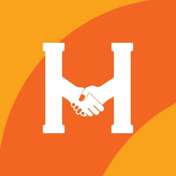 Sıkışma Harfi Logo Vektör Tasarımı — Stok Vektör