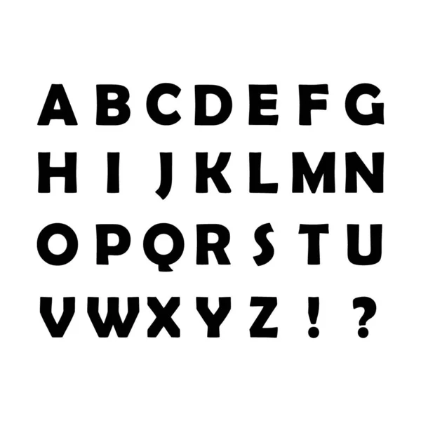 Alphabet Icon Vector Isolated White Background — Stock Vector