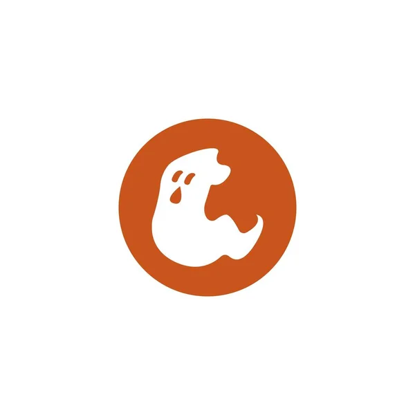 Geist Symbol Vektor Illustration Logo Design Vorlage — Stockvektor