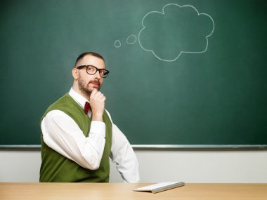 Düşünme erkek inek