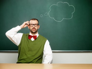 Düşünme erkek inek