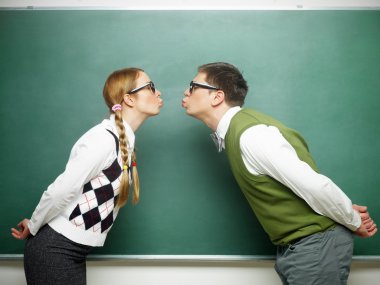 İneklere aşık Çift