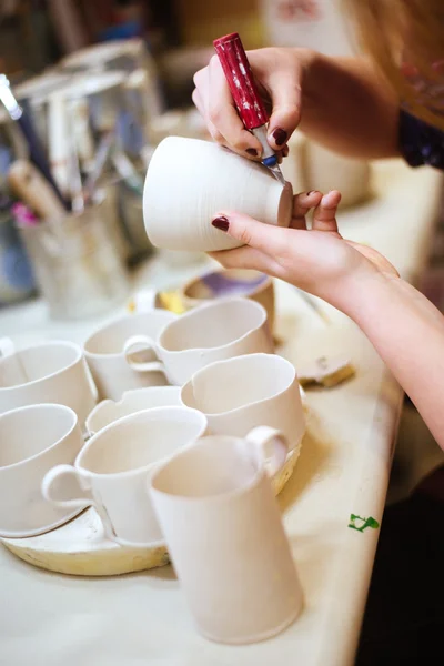 Pottery artist — Stock Photo, Image