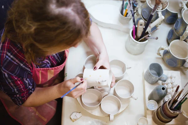 Pottery artist — Stock Photo, Image