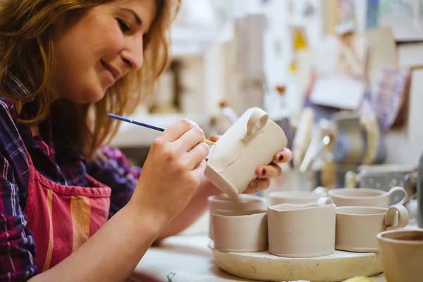 Ceramiki artysty — Zdjęcie stockowe