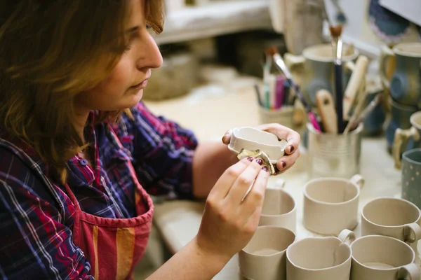 Pottery artist — Stock Photo, Image