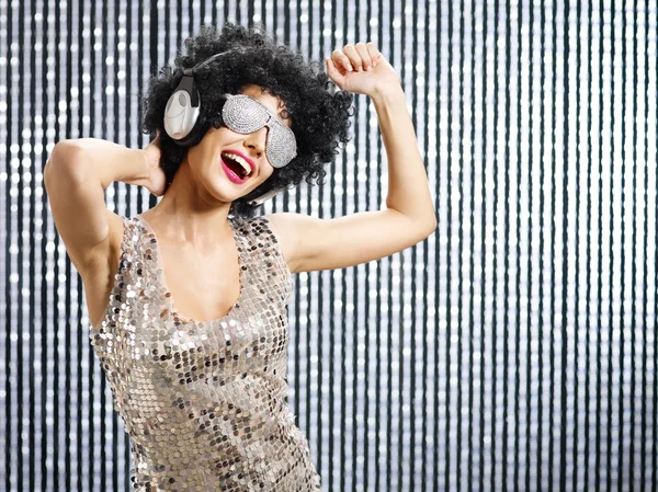 Disco girl — Stock Photo, Image