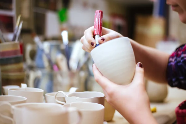 Pottery artist — Stock Photo, Image