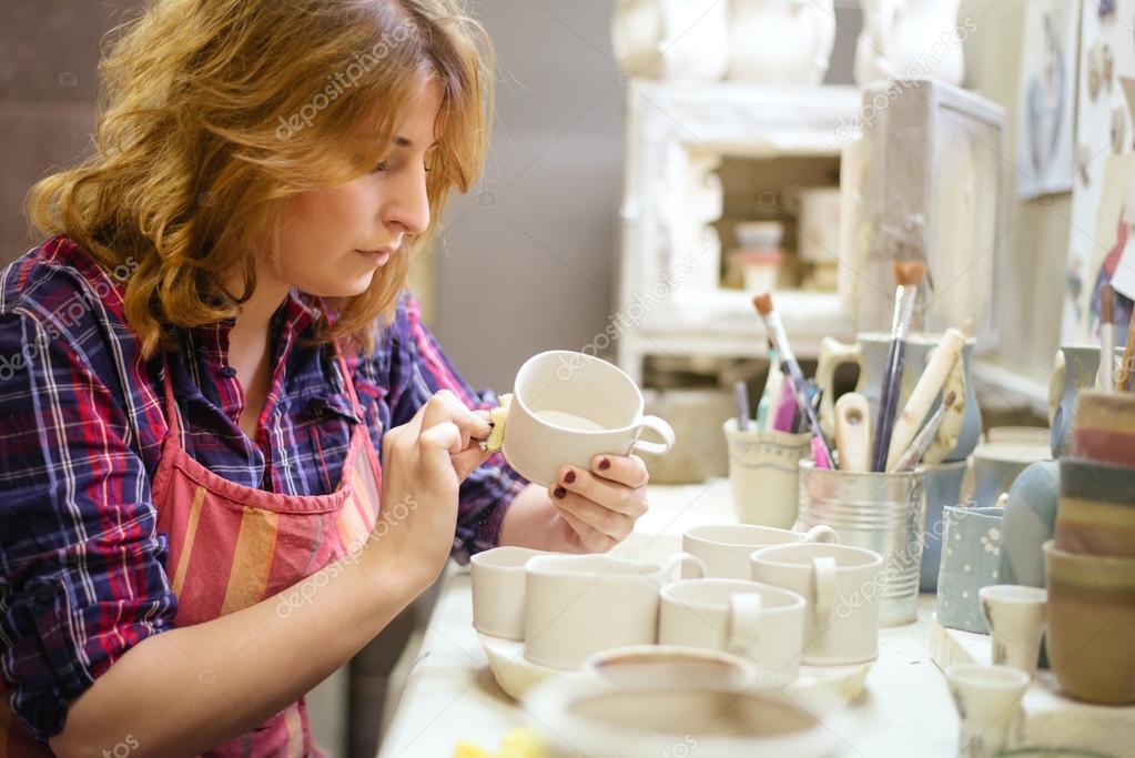 Pottery artist