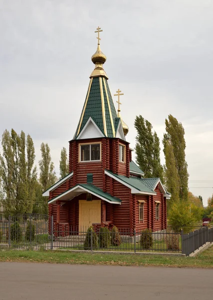 Kerk Van Mitrofan Voronezh Filonovo Dorp Voronezh Regio Rusland — Stockfoto