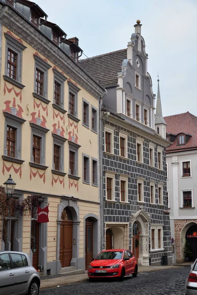 Gorlitz Grlitz Alemanha Dezembro 2018 Edifícios Históricos Cidade Velha — Fotografia de Stock