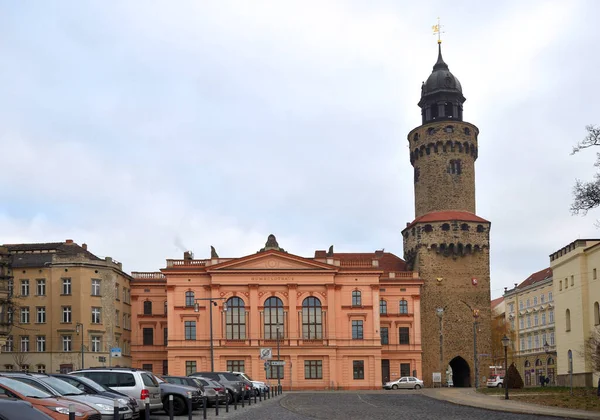 Gorlitz Grlitz Tyskland December 2018 Goerlitz Reichenbach Tower Århundradet Och — Stockfoto