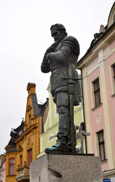 Frydlant Repubblica Ceca Dicembre 2018 Monumento Albrecht Wenzel Eusebius Von — Foto Stock