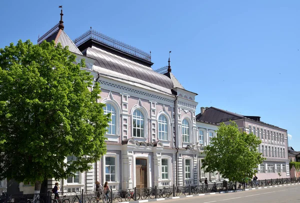 Pavlovsk Región Vorónezh Rusia Mayo 2016 Construcción Del Antiguo Gimnasio — Foto de Stock