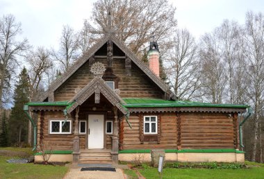 Stüdyo ahşap bina, Abramtsevo Müzesi, Abramtsevo, Sergiev Posad kasabası, Moskova bölgesi, Rusya