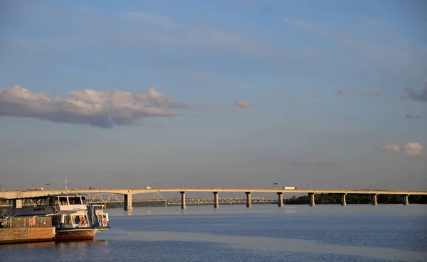 Kostroma Rússia Maio 2021 Kostroma Highway Bridge Highway Bridge Volga — Fotografia de Stock