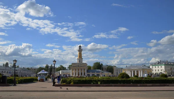 Kostroma Russland Mai 2021 Der Zentrale Susaninskaja Platz Mit Dem — Stockfoto