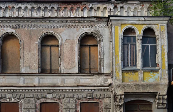 Old Stone Building Undergoing Renovation Kimry Tver Region Russia — 스톡 사진