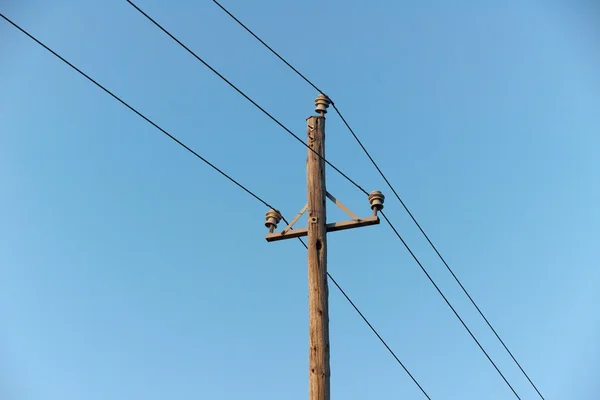 Ancienne ligne électrique — Photo