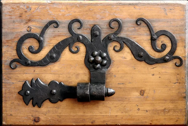 Ozdobny doorhinge — Zdjęcie stockowe