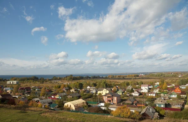 Panorama de la ciudad Pereyaslavl-Zalessky, Yaroslavl Oblast, Rusia —  Fotos de Stock