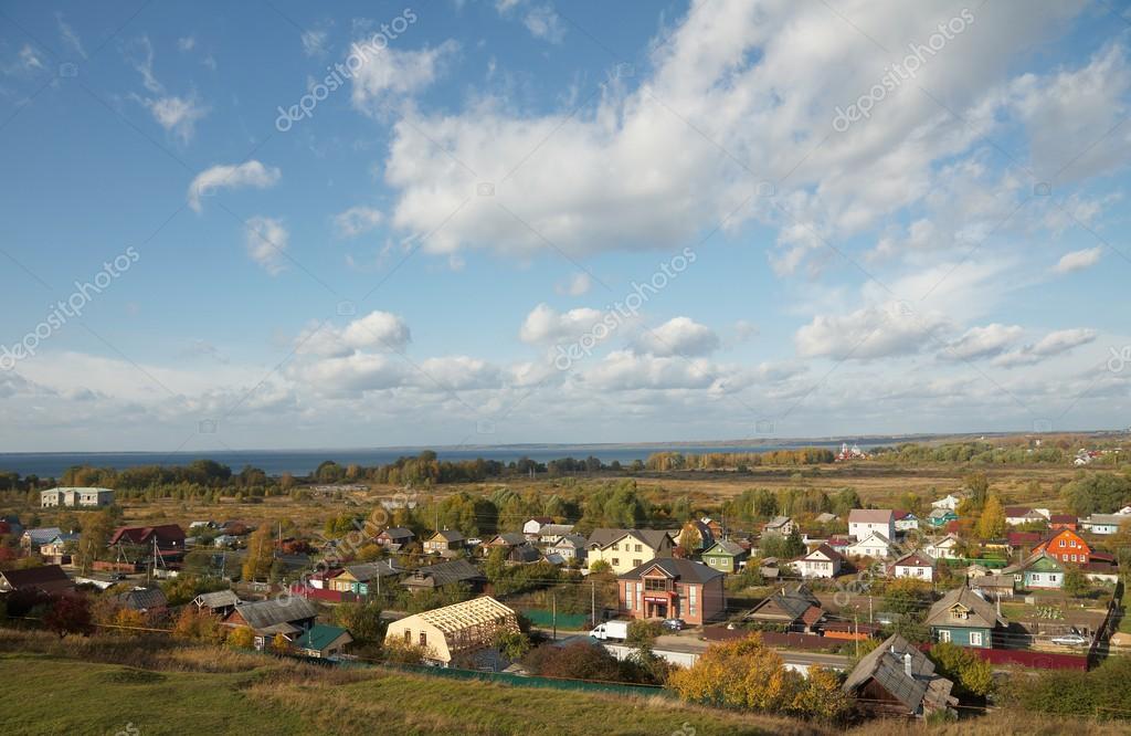 Panorama de la ciudad PereyaslavlZalessky, Yaroslavl Oblast, Rusia