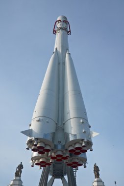 Vostok ana Ulusal Sergi Merkezi Moskova'da Rus uzay gemisi