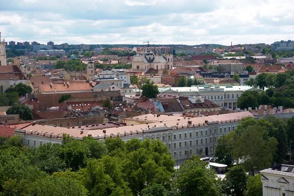 Vista de Castle Hill no antigo Vilnius, Lituânia — Fotografia de Stock