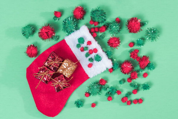 christmas decoration on the table