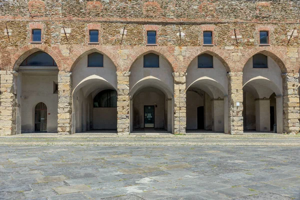 Savona Italy May 20Th 2021 Detail Parade Ground Citadel Priamar — Stock Photo, Image