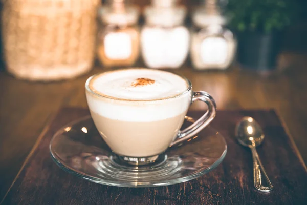 Cup of Cappuccino Coffee — Stock Photo, Image