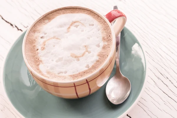 Sorrindo café — Fotografia de Stock