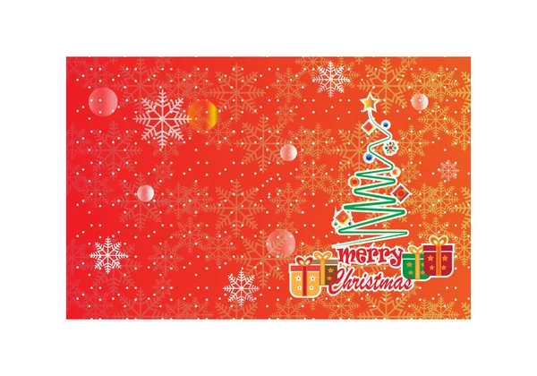 Merry Christmas Design Background Illustration Vector — Stock Vector