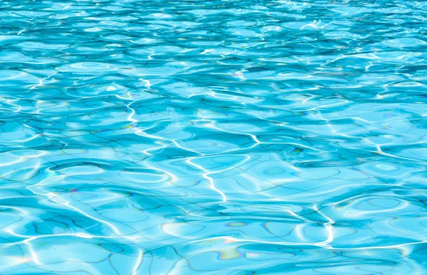 Achtergrond van golfde water in het zwembad — Stockfoto