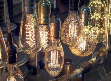 Vintage tungsten Işık Ampüller