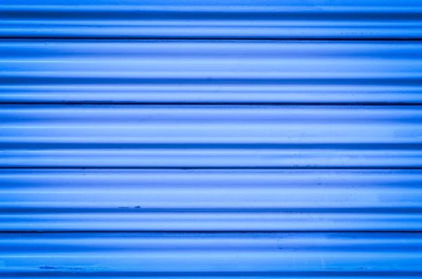 Placa de metal azul textura da parede e fundo — Fotografia de Stock