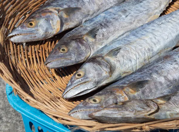 Zongedroogde Adelaarsvis Voor Gebruik Als Zeevruchten — Stockfoto