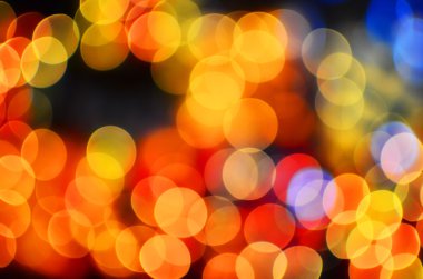 Ufuk doğa bokeh parlayan ışıklar arka plan bulanıklık