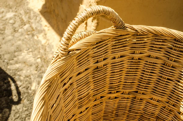 竹製手作りバスケット — ストック写真