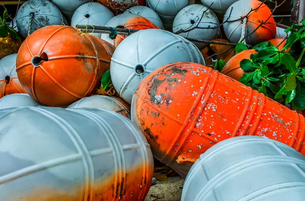 Close up van boei op het strand — Stockfoto