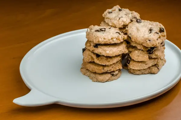 Galletas con chips de chocolate —  Fotos de Stock