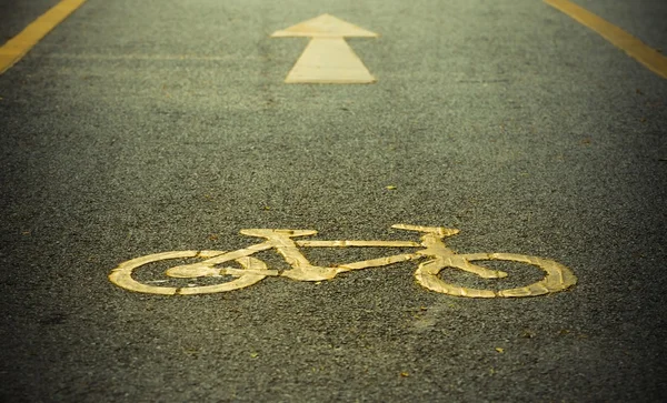 Carril bici, carretera para bicicletas — Foto de Stock