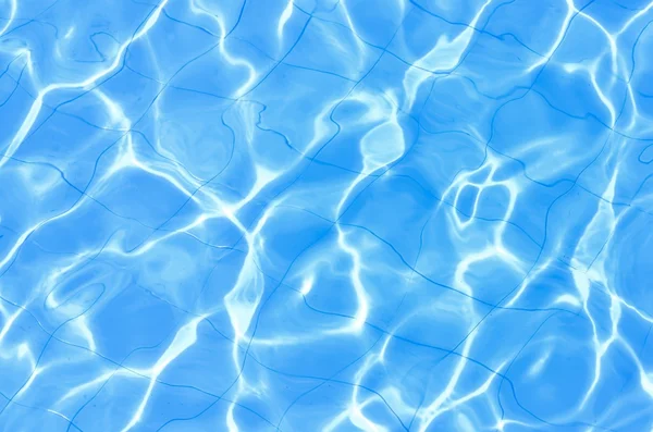 Background of rippled water in swimming pool