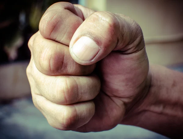 Fist for victory. Concept image — Stock Photo, Image